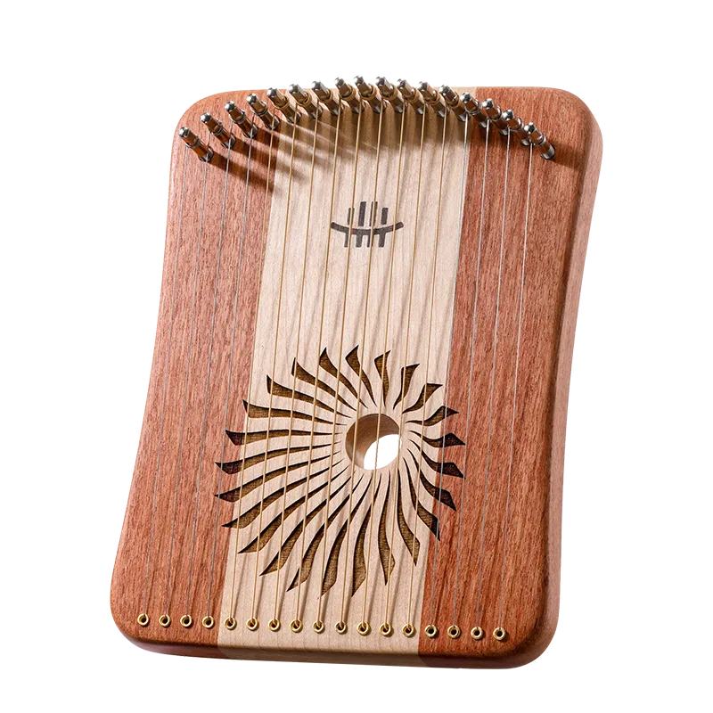 Hluru Harp Monochord 17 String Finger Lyre