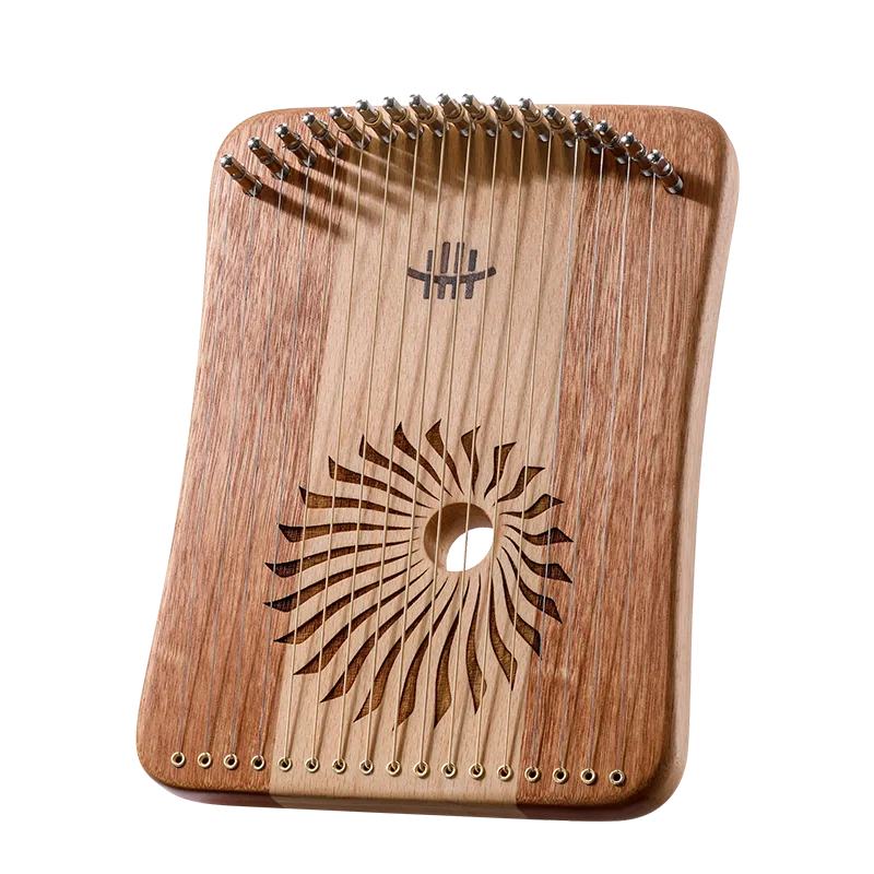 Hluru Harp Monochord 17 String Finger Lyre