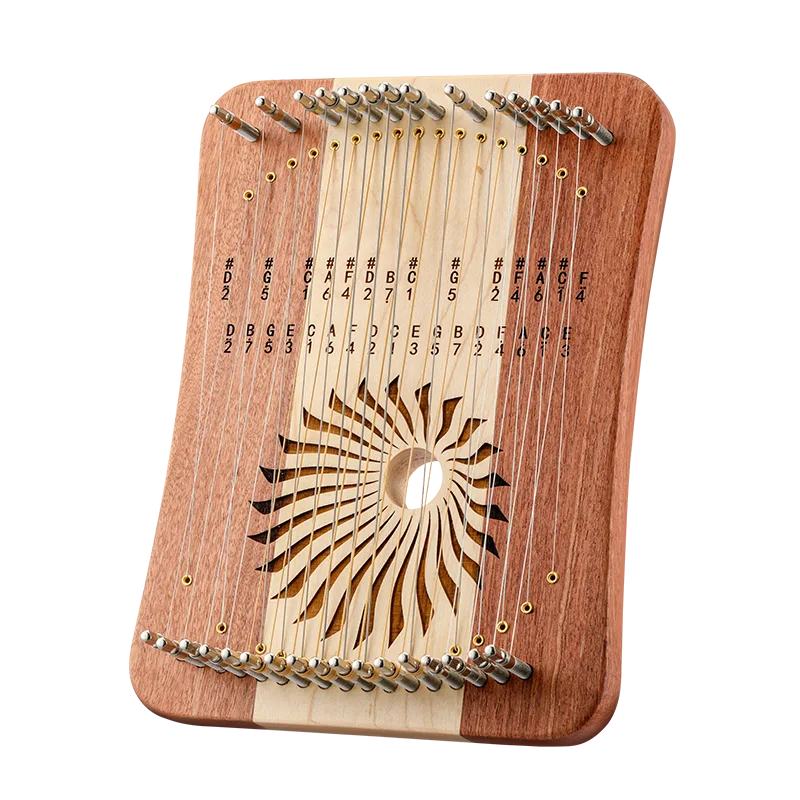 Hluru Harp Monochord 31 String Finger Lyre