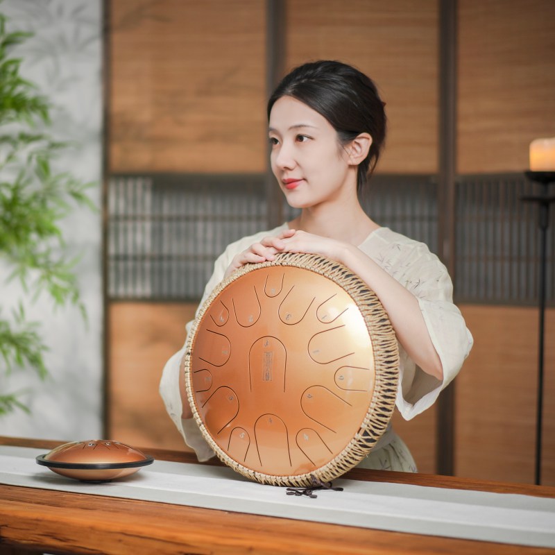 April Yang 15N8N Steel Tongue Drum - D Major